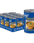 Amy's Soup, Vegan No Chicken Noodle Soup, With Organic Noodles, Vegetables and Tofu, Canned Soup, 14.1 Oz (12 Pack)