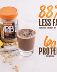 PBfit All-Natural Chocolate Peanut Butter Powder, Extra Chocolatey Powdered Peanut Spread from Real Roasted Pressed Peanuts and Cocoa, 6g of Protein (15 ounces)