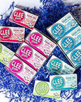 Glee Gum All Natural Variety Gum Pack Non GMO Project Verified Eco Friendly 16 Piece Box Pack of 12