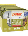 MW Polar Brisling Sardines Smoked in Olive Oil 352 Ounce Pack of 12