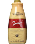 Torani White Chocolate Sauce 64 Ounce