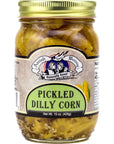 Amish Wedding Pickled Dilly Corn 15oz Pack of 2