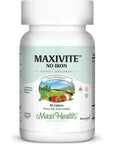 MaxiVite - No Iron - One a Day Multi Vitamin - 90 Tabs