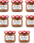 Gift Box of 8 Bonne Maman Hazelnut Chocolate Spread Mini 08 oz Jars