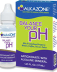 Alkazone Balance Your pH Antioxidants Alkaline Mineral Drops Single 125 Oz Pack Portable Yields 10 Gallons of alkaline antioxidant Water Unflavored pH Balance Hydration