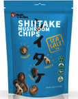 MushGarden Shiitake Mushroom Chips, Crispy & Crunch, ALL NATURAL, NON GMO, VEGAN, NO ARTIFICIAL FLAVORS, NO PRESERVATIVES, NO TRANS FAT, Seasoned, Superfood Snack, Low Calorie Snack (Sea Salt, 6.35 (PACK of 8))