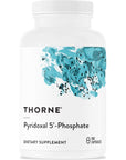 Thorne Pyridoxal 5'-Phosphate - Bioactive Vitamin B6 (Pyridoxine) Supplement for Energy Production and Neurotransmitter Synthesis - 180 Capsules