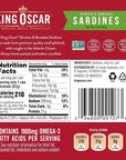 King Oscar Skinless  Boneless Sardines in Olive Oil 438Ounce Cans Pack of 12