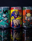 Ocean Bomb My Hero Academia Sparkling Water EXCLUSIVE  Limited Edition Collectible Set  111 fl oz 330ml Each  Pack of 6