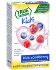 True Lemon Kids Blue Raspberry  Hydration for Kids  No Preservatives No Artificial Flavors No Artificial Sweeteners  Low Sugar Water Flavoring  Drink Mix for Kids  Kids Juice Powdered Drink Mix 10 countpack of 1