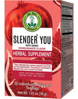 Dr Tea Slender You Tea with Senna  Pomegranate Flavor  20 Tea Bags