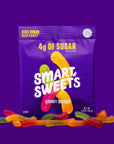 SmartSweets Gummy Worms 18oz Pack of 12 Candy with Low Sugar 4g Low Calorie 110 No Artificial Sweeteners GlutenFree Healthy Snack for Kids  Adults Variety of Flavors