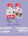 SlimFast Advanced Energy High Protein Meal Replacement Shake Rich Chocolate 20g of Ready to Drink Protein with Caffeine 11 Fl Oz Bottle 4 Count Pack of 3 Packaging May Vary