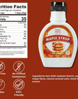 ChocZero's Maple Syrup - Sugar Free, Low Carb, Sugar Alcohol Free, Gluten Free, No Preservatives, Non-GMO Dessert and Breakfast Topping Syrup - 1 Bottle(10.5oz)