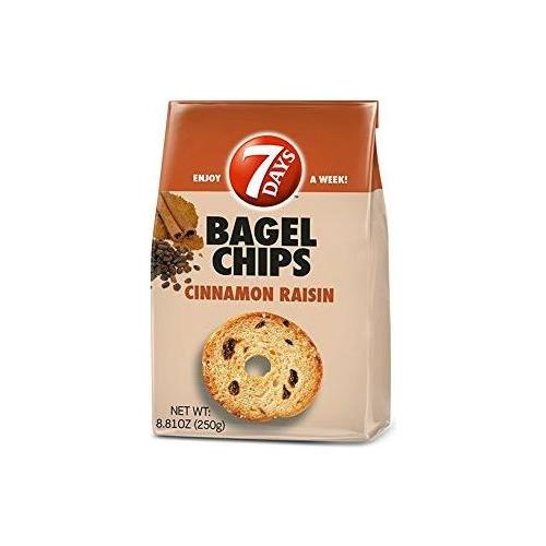 7Days Bagel Chips, Cinnamon Raisin, 8.81 Ounce Bag - Whlsome - Snacks