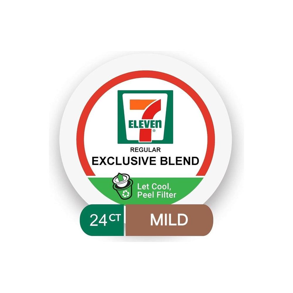 7Eleven Coffee Single Serve Cups 24 Count Exclusive Mild Blend 2 boxes of 12 Pods 24 count Exclusive Mild Blend - Whlsome - Coffee