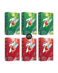 7UP Powdered Drink Mix 6 Boxes of 6 packets with 3 Boxes - Whlsome - Drinks & Beverages