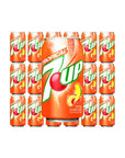 7up Tropical soda 12 Fl oz 18 Cans Regular Tropical - Whlsome - Drinks & Beverages