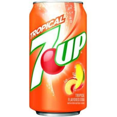 7up Tropical soda 12 Fl oz 18 Cans Regular Tropical - Whlsome - Drinks &amp; Beverages