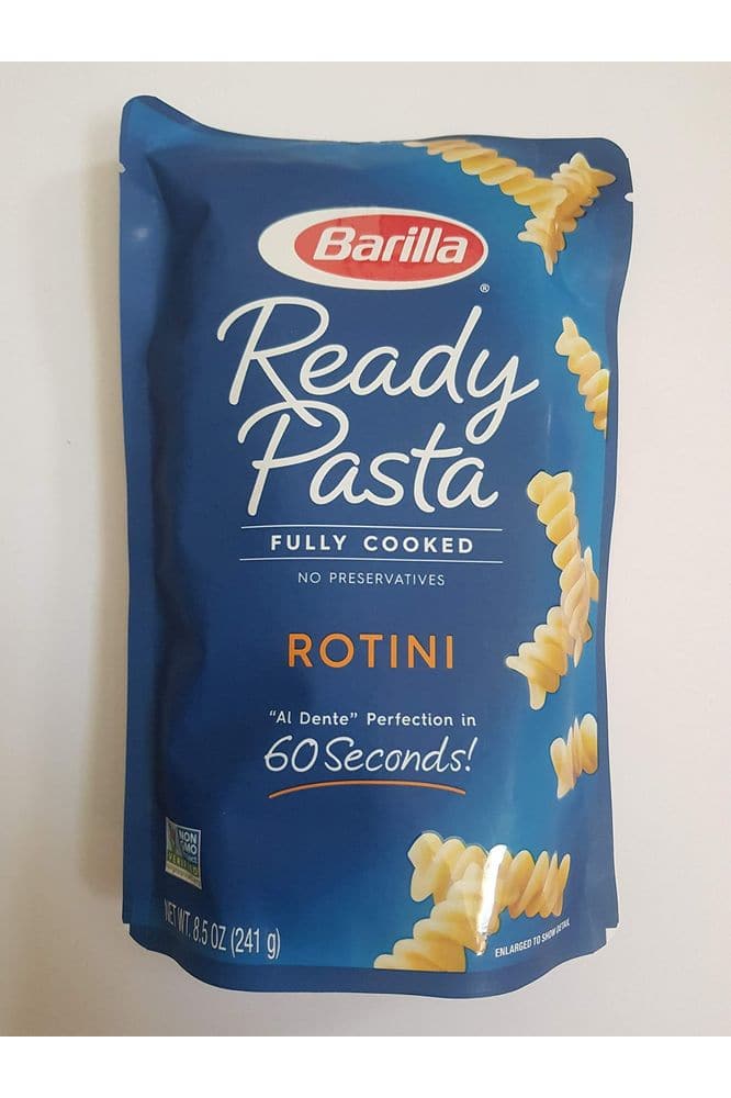 8 - pack Variety, Barilla Ready Pasta: 2 pouches each of Rotini, Penne, Elbows, and Gemelli [2020] - Whlsome - Pasta