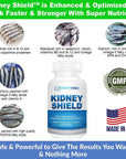 Kidney Shield 120 Caps Kidney Supplement to Support Normal Kidney Function and Support Kidney Health for Kidney Cleanse Omega 3