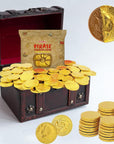 Pirate Belgian Milk Chocolate Coins Kosher Certified Dairy Non GMO 50Pack