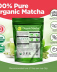 uVernal Organic Matcha Green Tea Powder - 100% Pure Matcha for Smoothies Latte and Baking Easy to Mix - 4oz