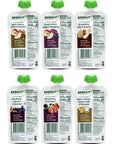 Sprout Organic Baby Food, Stage 2 Pouches, 6 Flavor Fruit, Veggie & Grain Variety Sampler, 3.5 Oz Purees (Pack of 12)