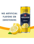 Sanpellegrino Italian Sparkling Drink Limonata - 24 Pack of 11.15 Fl Oz Cans