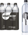 smartwater Alkaline Water 9Ph Vapor Distilled Premium Water 338 Fl Oz Pack Of 6