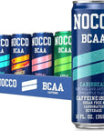 NOCCO BCAA Energy Drink Variety Pack - 12 Fl Oz (Pack of 12)