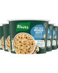 Knorr Rice Cup 3 Cheese Mushroom Risotto 8 ct Delicious Rice Dish No Artificial Flavors or Preservatives 26 oz