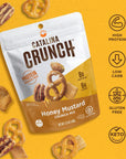 Catalina Crunch Honey Mustard Crunch Mix Protein Snack Mix  Low Carb Keto Snacks Pack Of 5