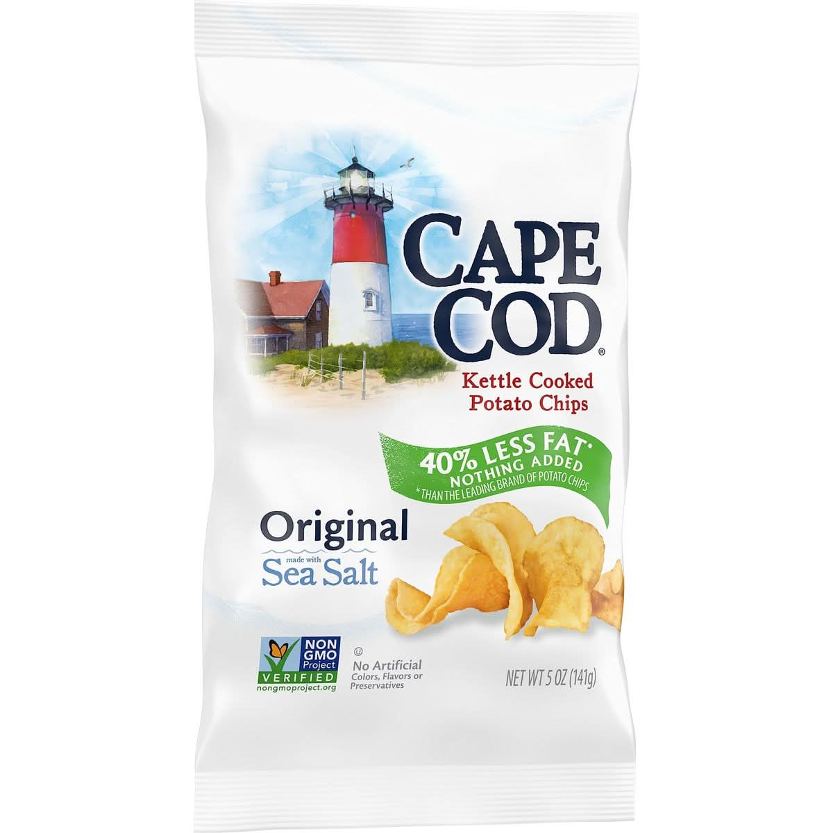 Cape Cod Potato Chips Potato Chips Reduced Fat 5 Ounce