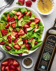 Mina Extra Virgin Olive Oil, New Harvest, Polyphenol Rich Moroccan Olive Oil, Single Origin Olive Oil, Cold Extraction, Less Than 0.2% Acidity, 33.8 Fl Oz (1Liter)