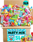 Birthday Party Pinata Candy Mix  5 POUNDS  Big Bulk Parade Candies  Birthday Candies for Goodie Bags  Candy Individually Wrapped  Pinata Filler Stuffer Variety Pack