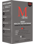 Mdrive Boost and Burn Test Booster and Fat Burner with Zinc