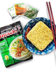 OMACHI Golden Potato Noodles  Hot and Sour Shrimp Flavor  Made with Natural Ingredients Hot  Sour Shrimp Pack of 5