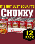 Campbell’s Chunky Soup, Beef Soup with Country Vegetables, 18.8 Oz Can (12 Count )