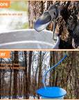 HolyMaji 100FT Maple Syrup Tubing Drop Lines Extractors Food Grade Maple Syrup Tapping Vacuum Tube Tree Sap Collection Hose Supplies for Organic Maple Syrup