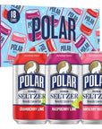 Polar Seltzer Water Berries Variety Pack 12 fl oz cans 18 pack