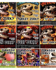 Jurassic Jerky Insanity Beef Jerky  made with the Ghost Habanero  Carolina Reaper the Hottest Pepper on Earth Can you handle the Heat 11Oz Bag