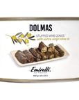 Emirelli Dolmas Stuffed Grape Leaves with Rice Mediterranean Herbs in Extra Virgin Olive Oil  Super Tasty Ready to Eat Vegan Rolls  Traditional Turkish Recipe  Dolmades Can