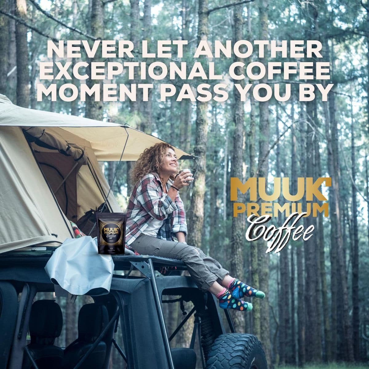 MUUK Premium Instant Coffee  FreezeDried Medium Roast 100 Arabica Organic Coffee Beans  Ethiopian Finest  Barista Approved  35oz 100g Pouches  30 servings