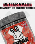 SNEAK  Cola  Zero Sugar LowCalorie Energy Drink for Sustained Concentration  Focus  40 Servings