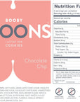 Booby Boons Chocolate Chip Lactation Cookies Breastfeeding Support Supplement 6 Ounce Bag Fenugreek Free Gluten Free Soy Free Non GMO Award Winning The milks on the way with Booby Boons Lactation Cookies