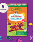 Annie's Gluten Free Organic Bernie's Farm Fruit Snacks, 4 Oz, 5 Ct