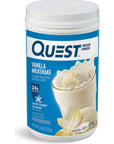 Quest Nutrition Vanilla Milkshake Protein Powder, 24g of Protein, 1g of Sugar, Low Carb, Gluten Free, 1.6 Pound, 23 servings