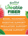 Lifeable Prebiotic Fiber Supplement Gummies for Kids - 5g - Great Tasting Natural Flavored Gummy - Gluten Free, Vegetarian, GMO Free Chewable - for Children, Teen, Toddler - 90 Gummies - 45 Doses