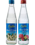 Cortas Combo Pack - 1) Cortas Rose Water 10 Fl. Oz., & 2) Cortas Orange Blossom Water 10 Fl. Oz - Total 2 Bottles